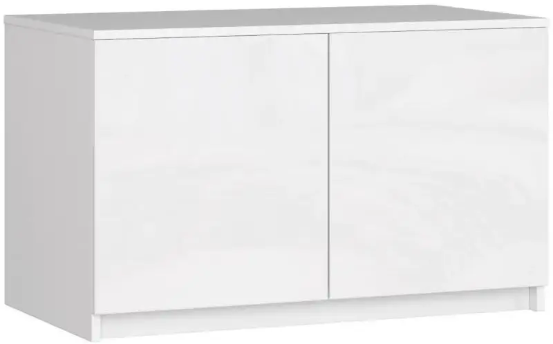 Mezanin Akord S90 2D2SZ (White/White Gloss)