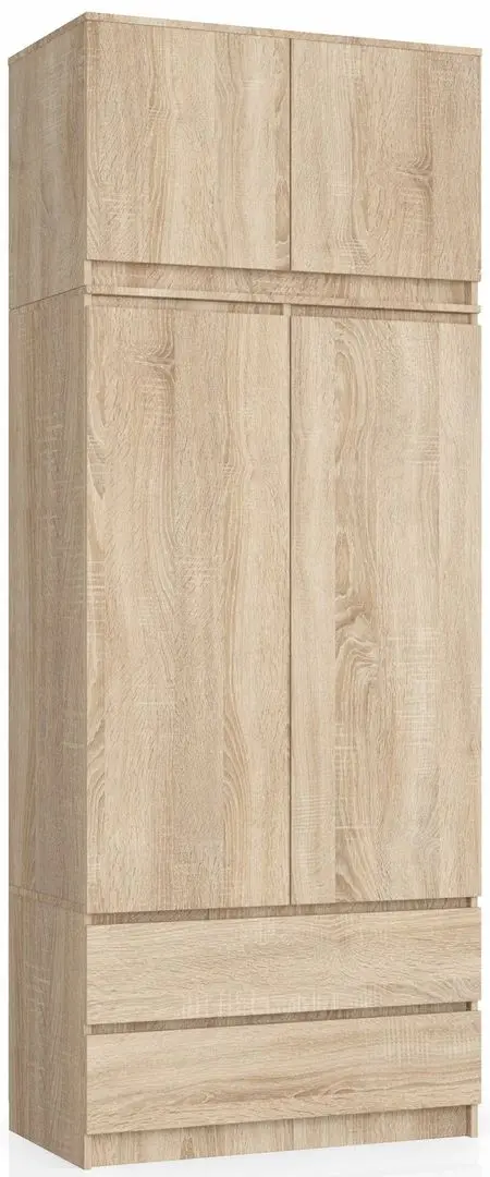 Mezanin Akord S90 2D2SZ (Sonoma Oak)