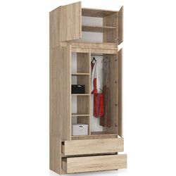 Mezanin Akord S90 2D2SZ (Sonoma Oak) Thumb