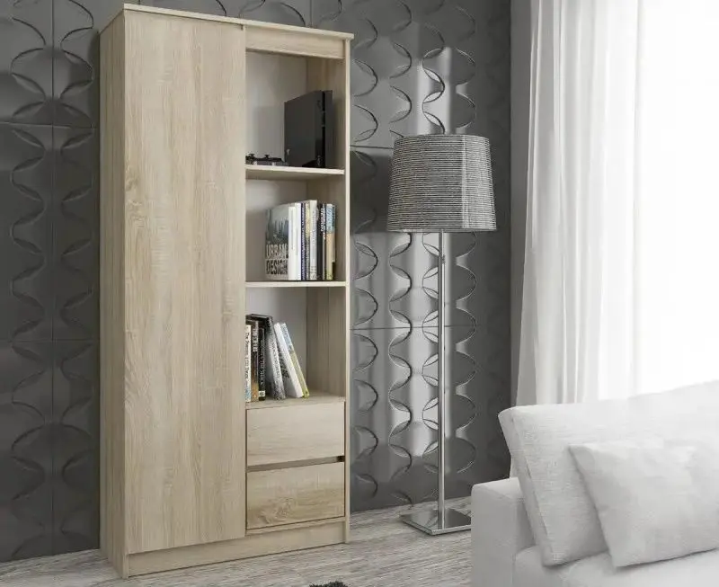 Etajera Akord R11 R80 1D2SZ (Sonoma Oak)