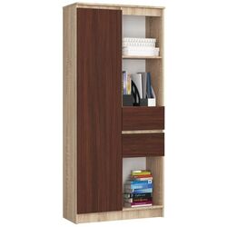 Шкаф Akord R15 R80 1D2SZ (Sonoma Oak/Wenge)