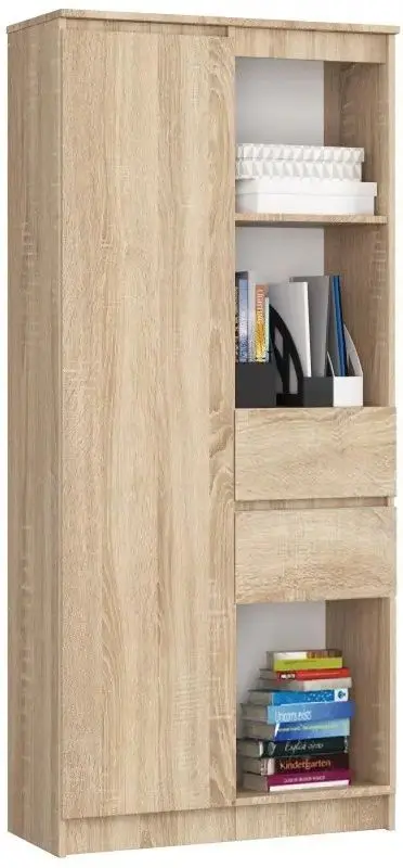 Шкаф Akord R15 R80 1D2SZ (Sonoma Oak)