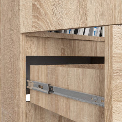 Шкаф Akord R60 1SZ 2D (Sonoma Oak) Thumb