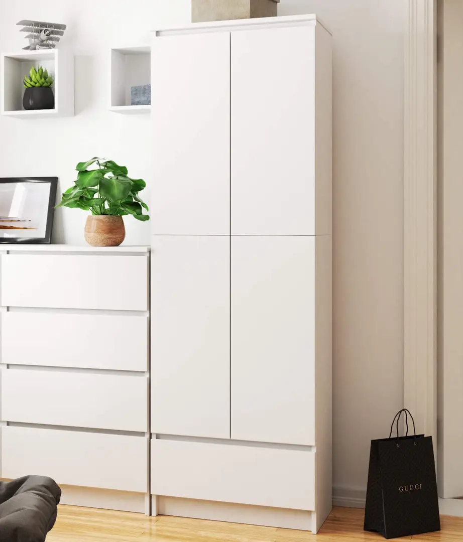 Шкаф Akord R60 1SZ 2D (White)