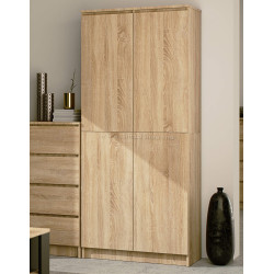 Шкаф Akord R80 2D 8P (Sonoma Oak)