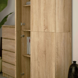 Dulap Akord R80 2D 8P (Sonoma Oak) Thumb