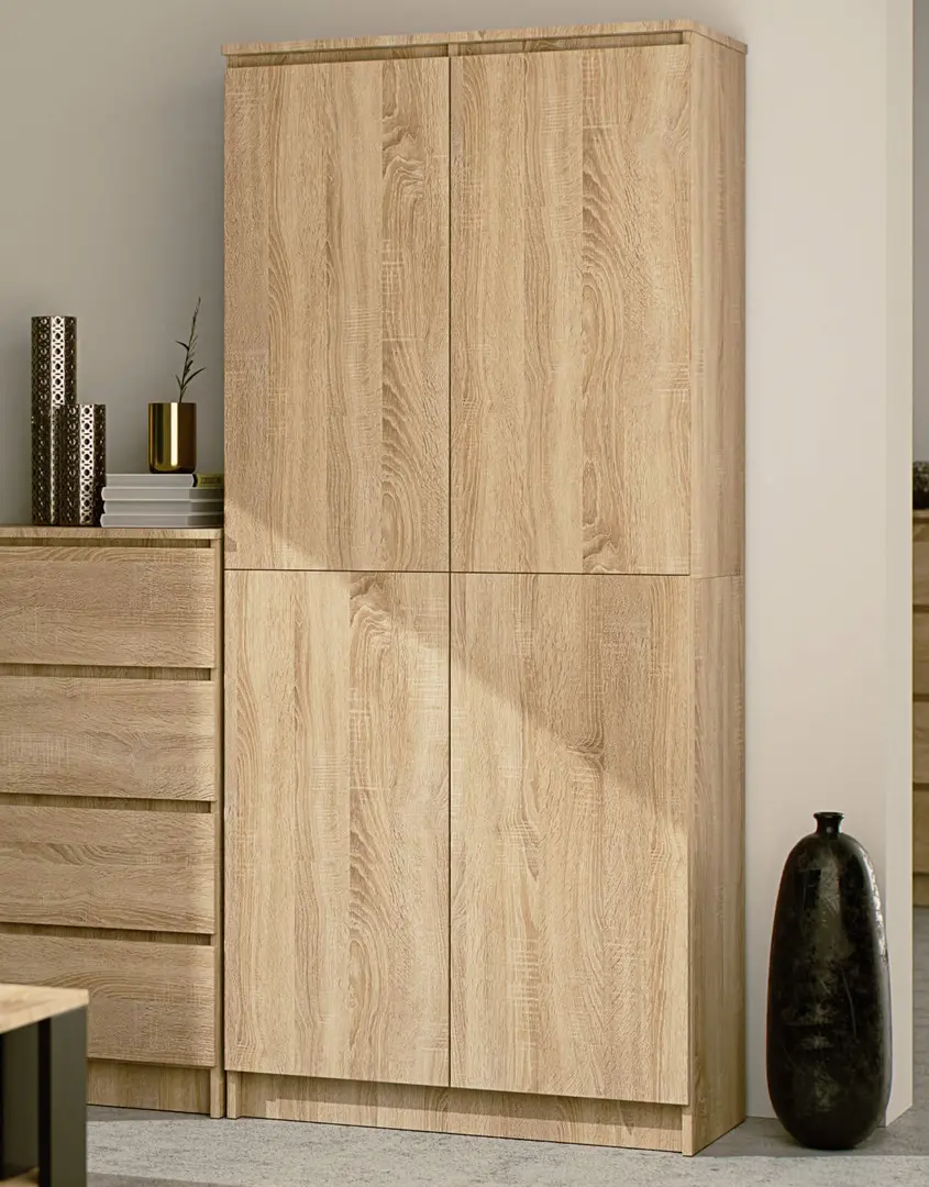 Dulap Akord R80 2D 8P (Sonoma Oak)