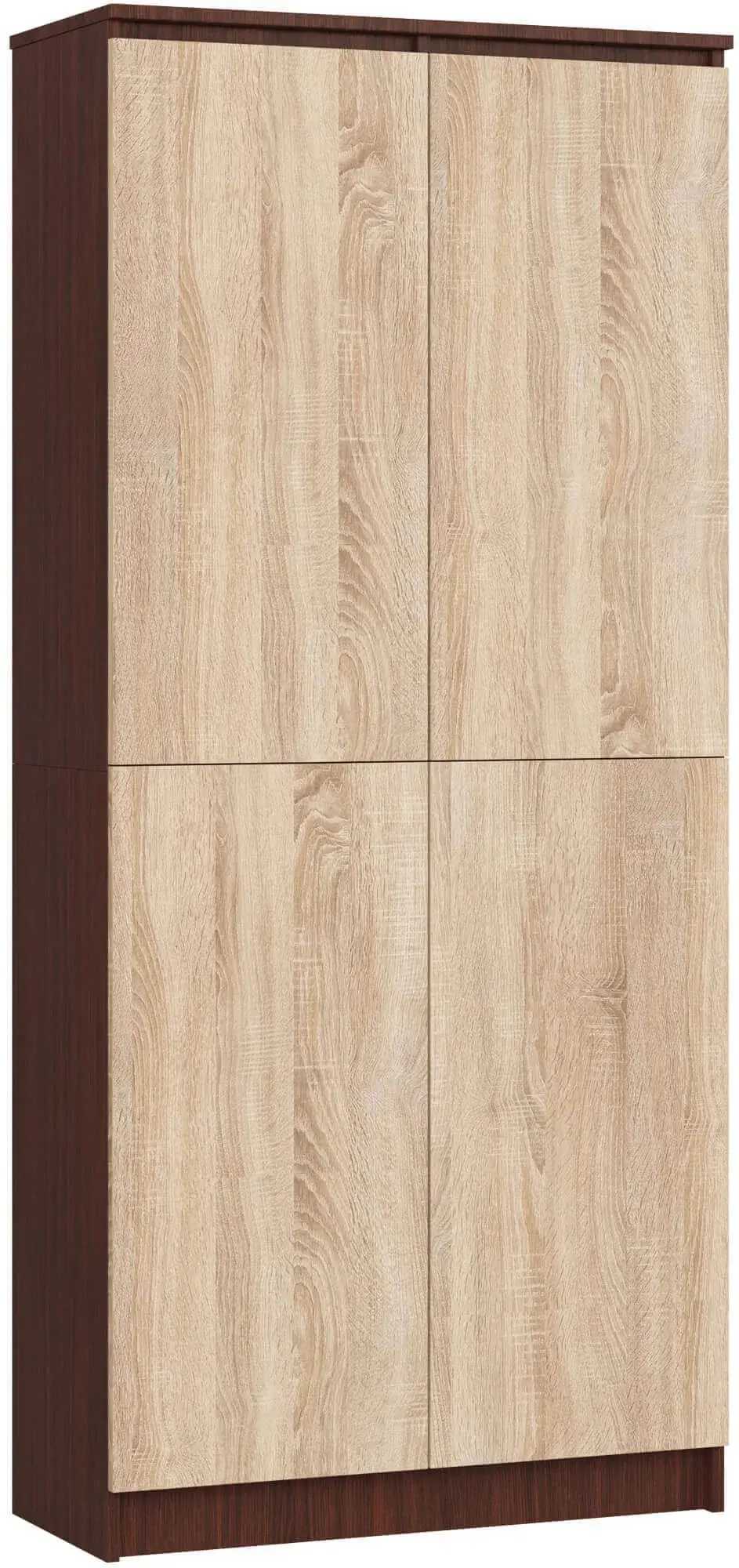 Шкаф Akord R80 2D 8P (Wenge/Sonoma Oak)