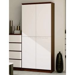 Шкаф Akord R80 2D 8P (Wenge/White)