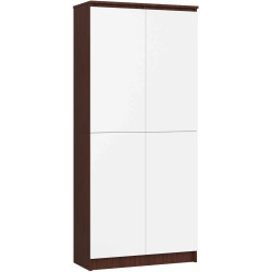 Шкаф Akord R80 2D 8P (Wenge/White) Thumb