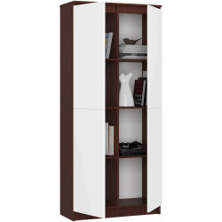 Шкаф Akord R80 2D 8P (Wenge/White) Thumb