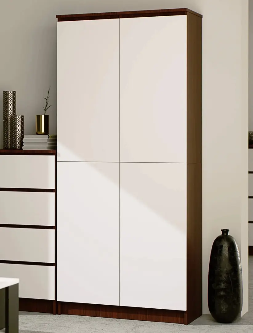 Шкаф Akord R80 2D 8P (Wenge/White)