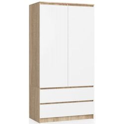 Шкаф Akord S90 2D2SZ (Sonoma Oak/White)