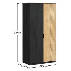 Шкаф Cilek Black 20.58.1001.00 (Black/Wood) Thumb