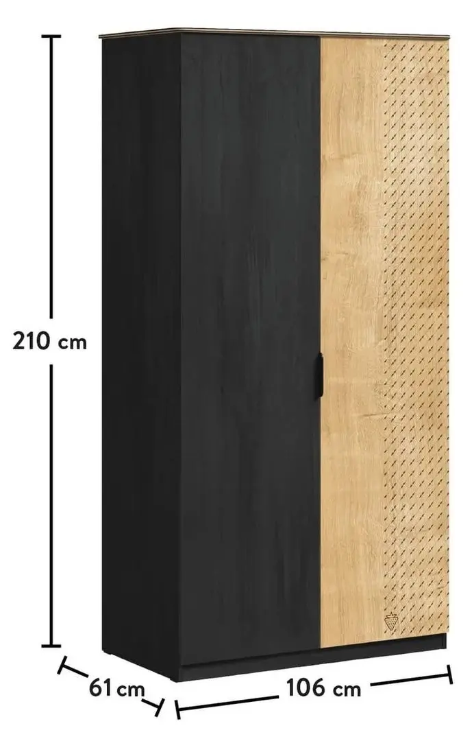 Шкаф Cilek Black 20.58.1001.00 (Black/Wood) - 4