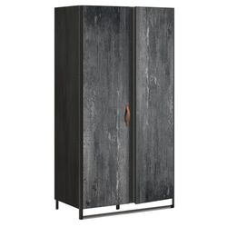 Шкаф Cilek Dark Metal 20.52.1005.00 (Blak/Gray)
