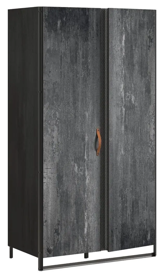 Шкаф Cilek Dark Metal 20.52.1005.00 (Blak/Gray)