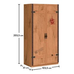 Шкаф Cilek Pirate 20.13.1001.00 (Walnut) Thumb