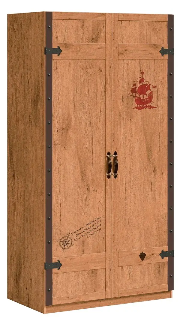 Шкаф Cilek Pirate 20.13.1001.00 (Walnut)