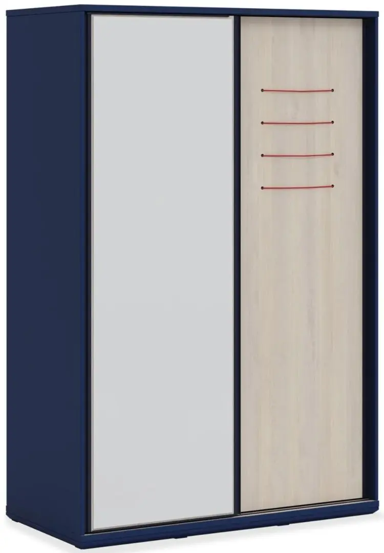 Шкаф-купе Cilek Trio 20.40.1008.00 (Wood/Blue)