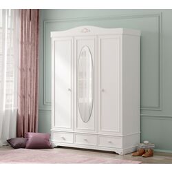 Шкаф трехдверный Cilek Rustic 20.72.1001.00 (White) Thumb