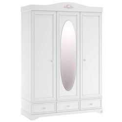 Шкаф трехдверный Cilek Rustic 20.72.1001.00 (White)