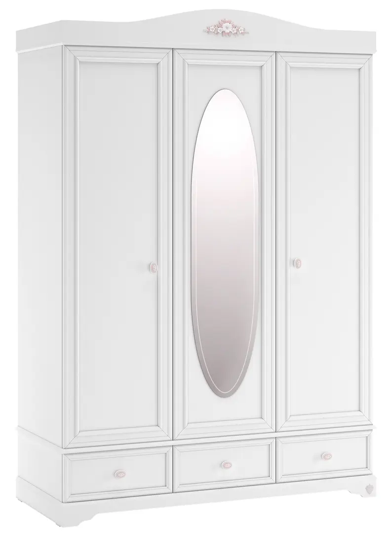 Шкаф трехдверный Cilek Rustic 20.72.1001.00 (White)