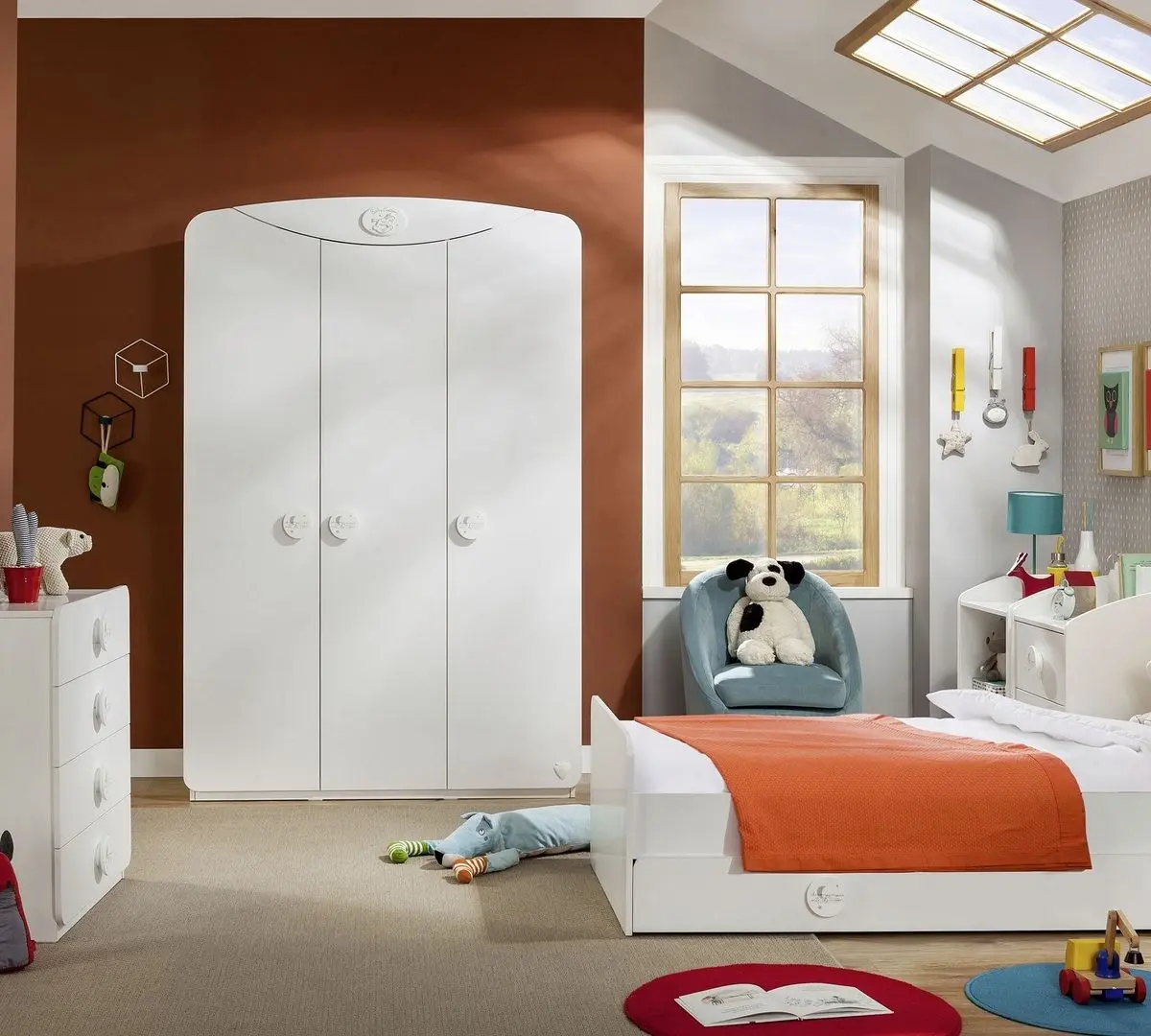 Шкаф трехстворчатый Cilek Baby Cotton 20.24.1002.01 - 2