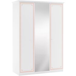 Шкаф трехстворчатый Cilek Selena Pink 20.70.1002.00 (с зеркалом)