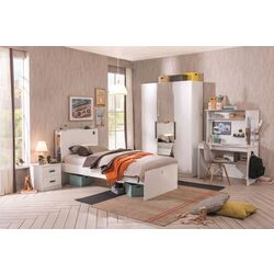 Dulap cu 3 usi si oglinda Cilek White 20.54.1002.00 Thumb