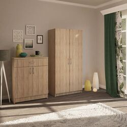 Dulap Haaus Remi 2U (Sonoma Oak) Thumb