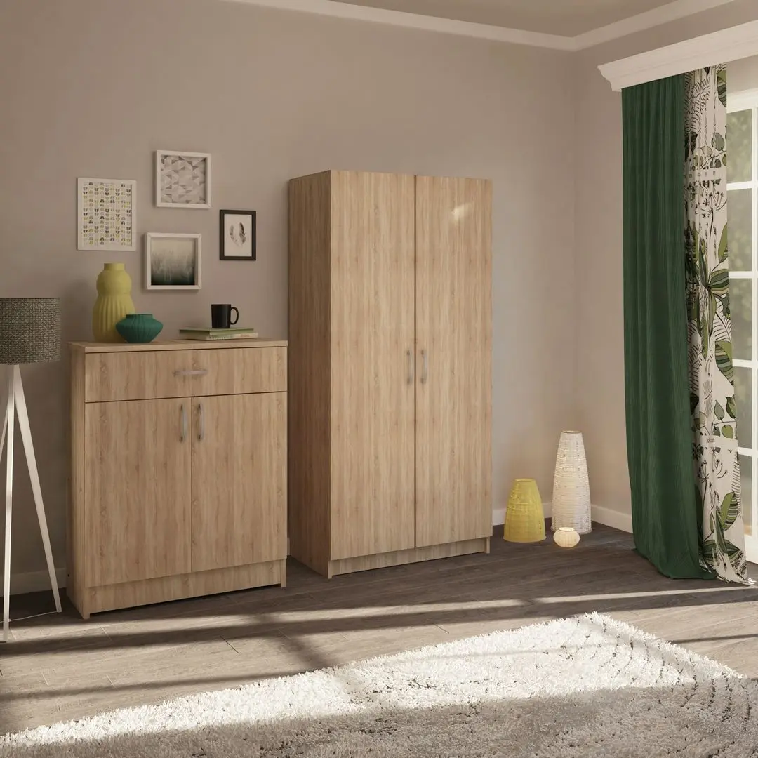 Dulap Haaus Remi 2U (Sonoma Oak)