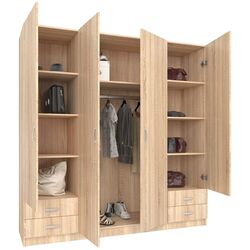 Шкаф Haaus Nero 4Д (Sonoma Oak) Thumb