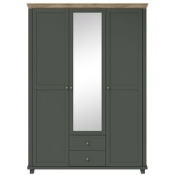 Dulap Helvetia Evora №19 3D2S (Green/Lefkas Oak) Thumb