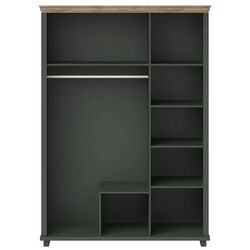 Dulap Helvetia Evora №19 3D2S (Green/Lefkas Oak) Thumb