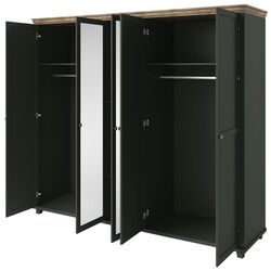 Dulap Helvetia Evora №21 5D (Green/Lefkas Oak) Thumb