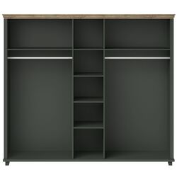 Dulap Helvetia Evora №21 5D (Green/Lefkas Oak) Thumb