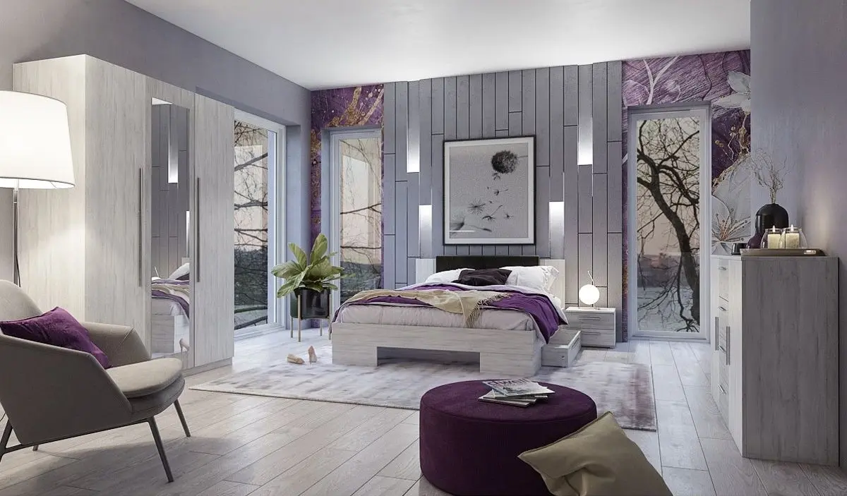 Dulap Helvetia Vera №20 4D (Pine Canyon Arctic Light/Pine Canyon Arctic Dark)