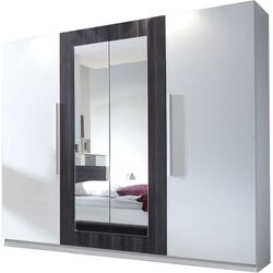 Шкаф Helvetia Vera №20 4D (White/Walnut Black)