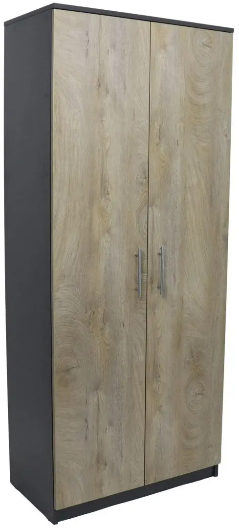 Шкаф HG Andra 80x45x190 (Dark Gray/Canyon Oak)