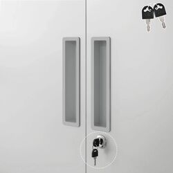 Dulap Homcom 924-084V00WT 80x40x180 cm (White) Thumb