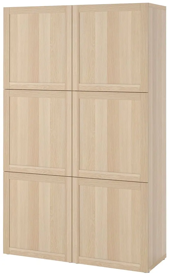Dulap Ikea Besta/Hanviken 120x42x193 (Aspect Stejar Antichizat) - 2