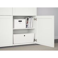Шкаф Ikea Besta/Hanviken с дверцами 120x42x193 (Белый) Thumb