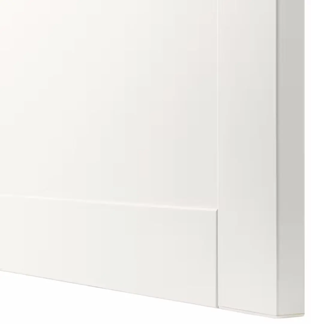 Шкаф Ikea Besta/Hanviken с дверцами 120x42x193 (Белый) - 4
