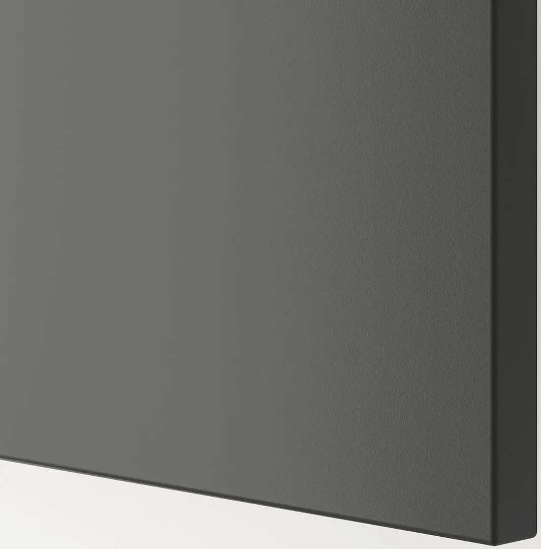 Dulap Ikea Besta Lappviken balamale cu inchidere lina 120x42x193 (Gri-inchis) - 5