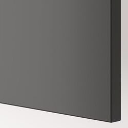 Dulap Ikea Besta/Lappviken cu usi 120x42x193 (Alb/Gri Inchis) Thumb