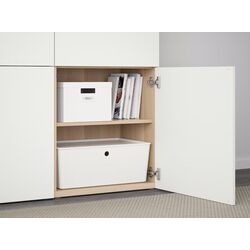Dulap Ikea Besta/Lappviken cu usi 120x42x193 (Aspect Stejar Antichiza/Alb) Thumb