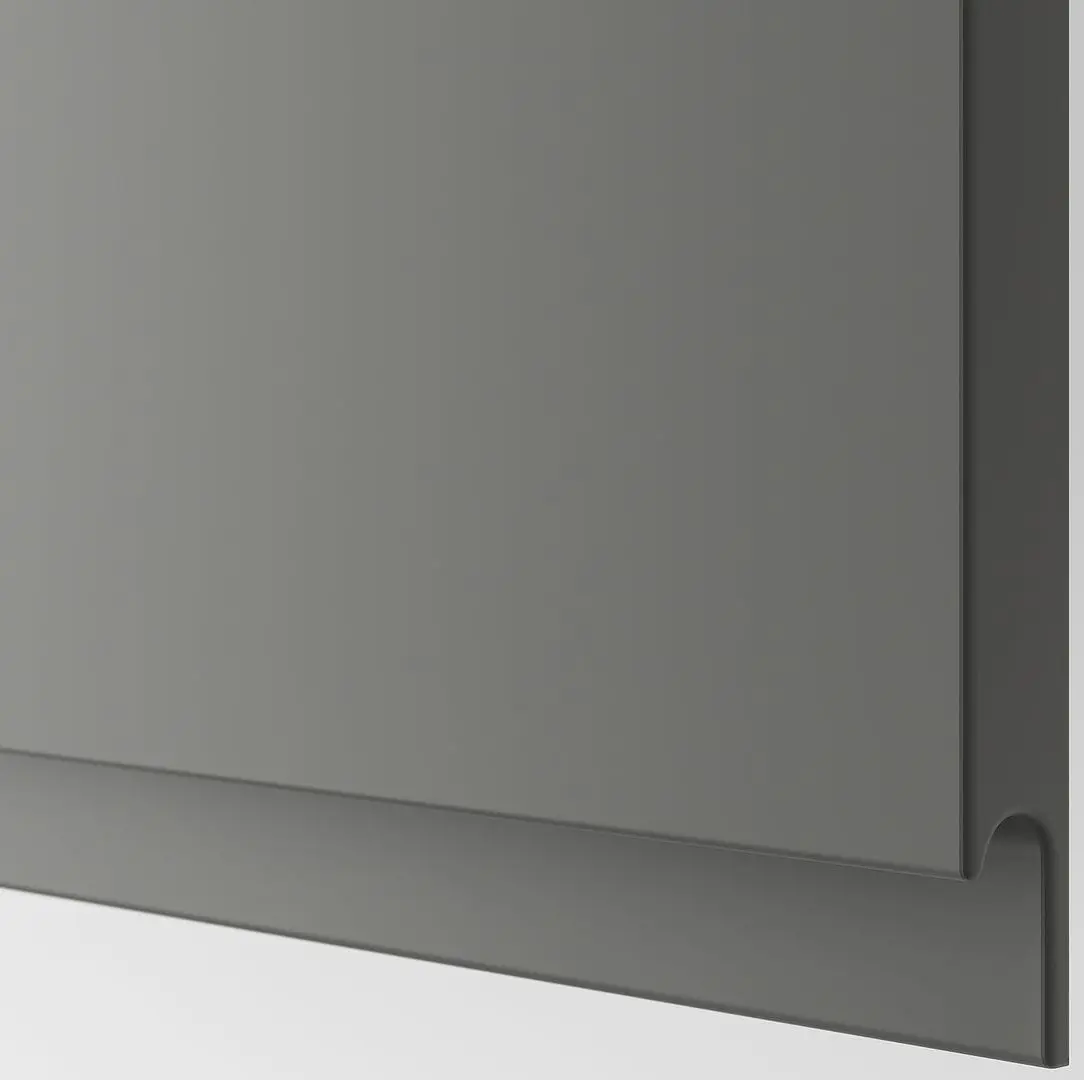 Шкаф Ikea Besta Vasterviken плавно-закрывающиеся петли 120x42x193 (Темно-серый)