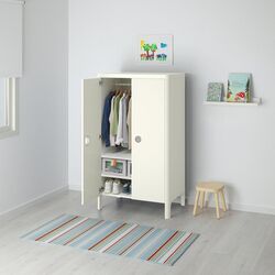 Dulap Ikea Busunge 80x139 (Alb) Thumb