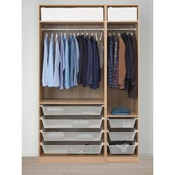 Dulap Ikea Pax 150x60x236 (Aspect Stejar Antichizat/Forsand Aspect Stejar Antichizat) Thumb